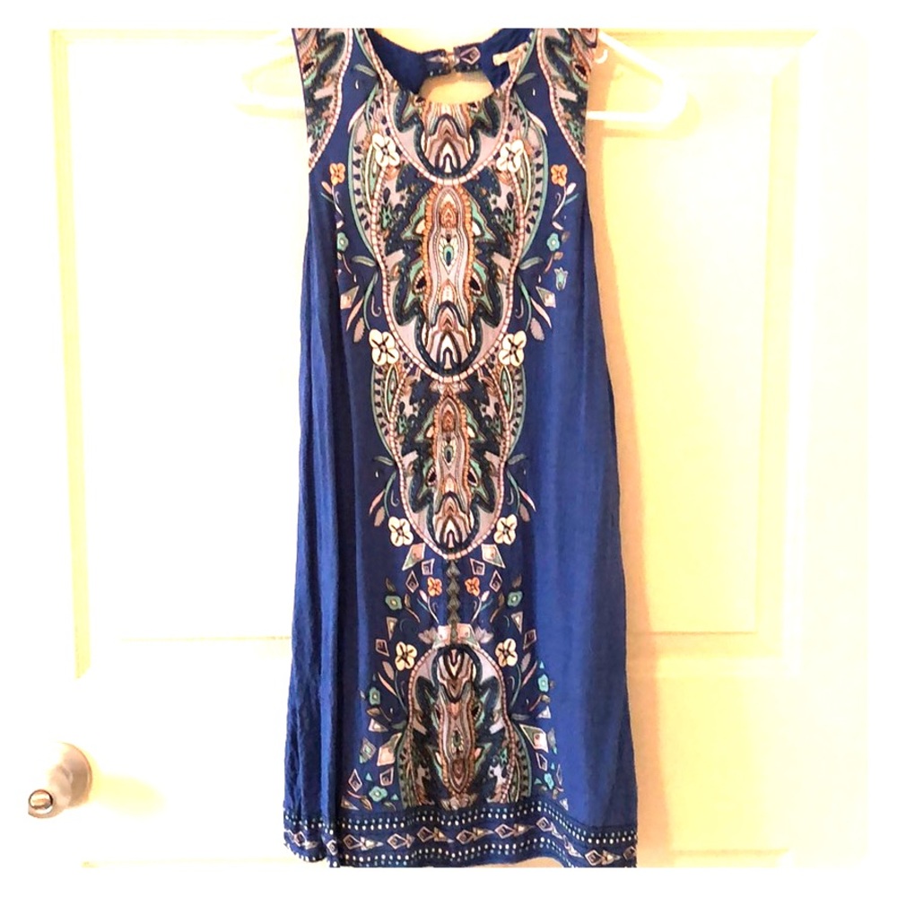 Blue dress